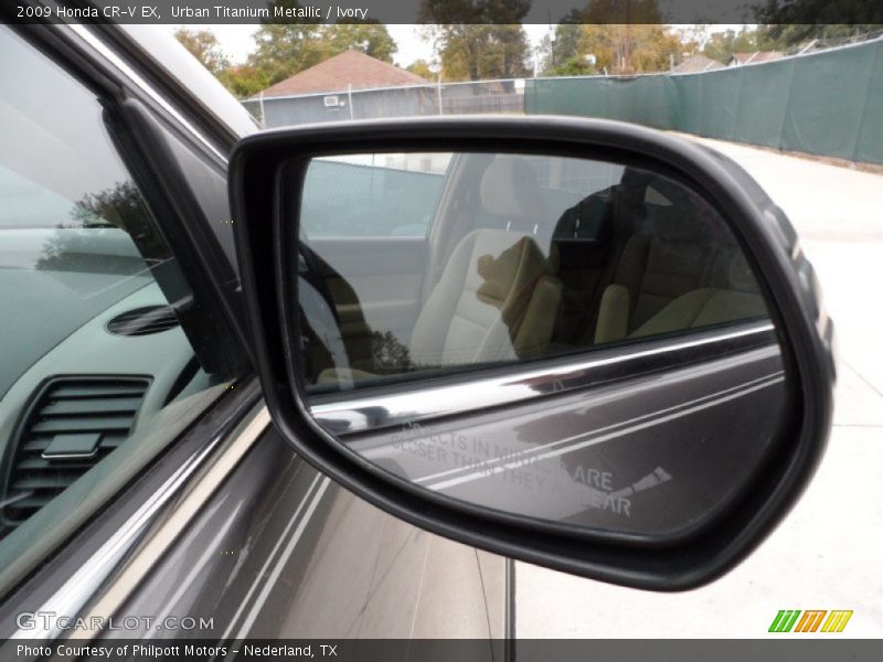 Urban Titanium Metallic / Ivory 2009 Honda CR-V EX