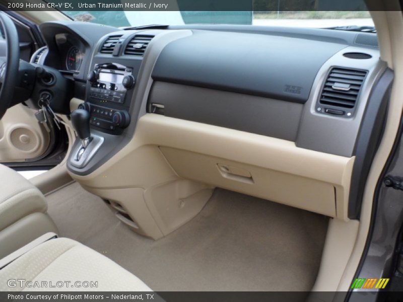 Urban Titanium Metallic / Ivory 2009 Honda CR-V EX