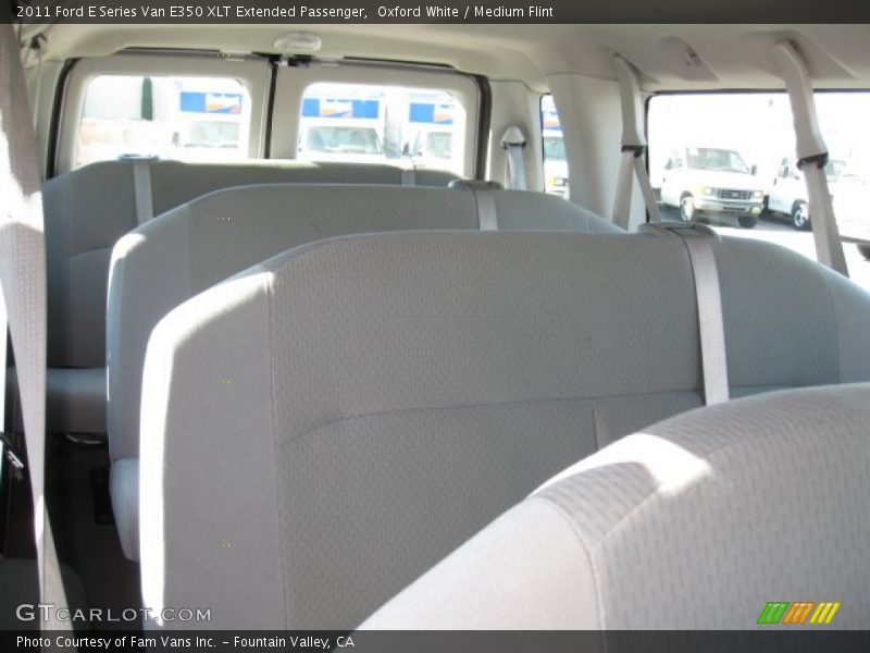 Oxford White / Medium Flint 2011 Ford E Series Van E350 XLT Extended Passenger