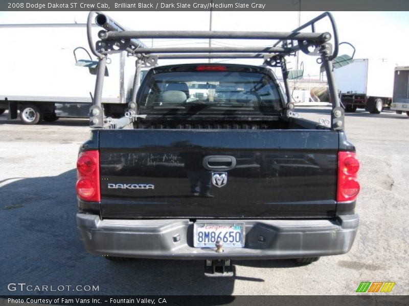 Brilliant Black / Dark Slate Gray/Medium Slate Gray 2008 Dodge Dakota ST Crew Cab
