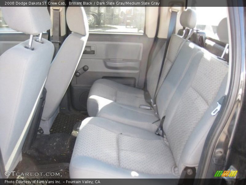 Brilliant Black / Dark Slate Gray/Medium Slate Gray 2008 Dodge Dakota ST Crew Cab