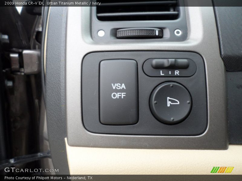 Controls of 2009 CR-V EX