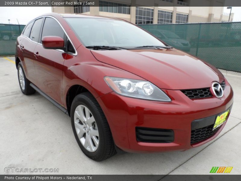 Copper Red Mica / Sand 2009 Mazda CX-7 Sport