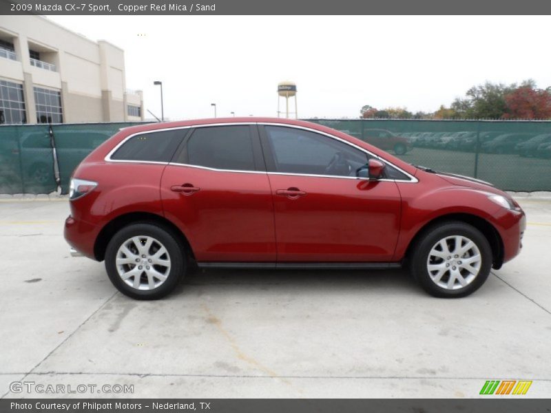 Copper Red Mica / Sand 2009 Mazda CX-7 Sport