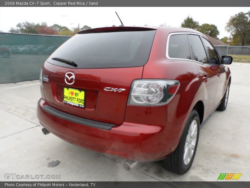 Copper Red Mica / Sand 2009 Mazda CX-7 Sport