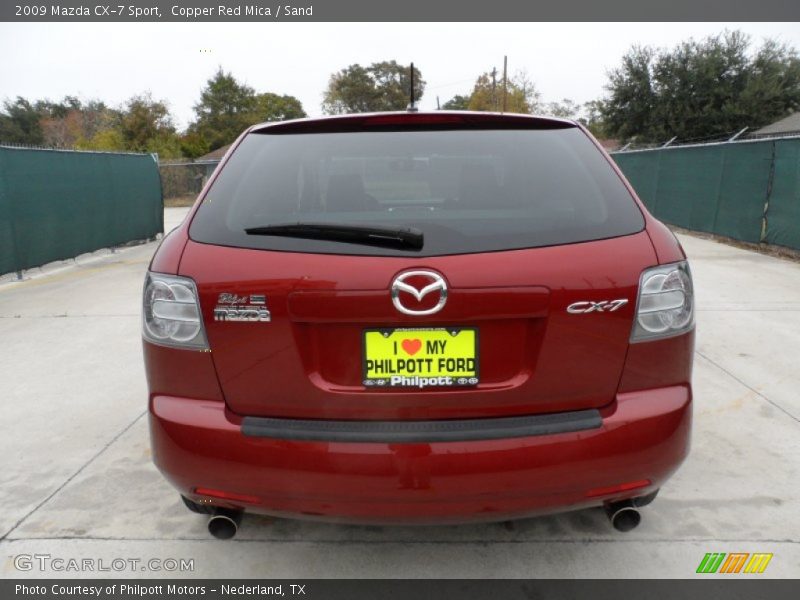 Copper Red Mica / Sand 2009 Mazda CX-7 Sport