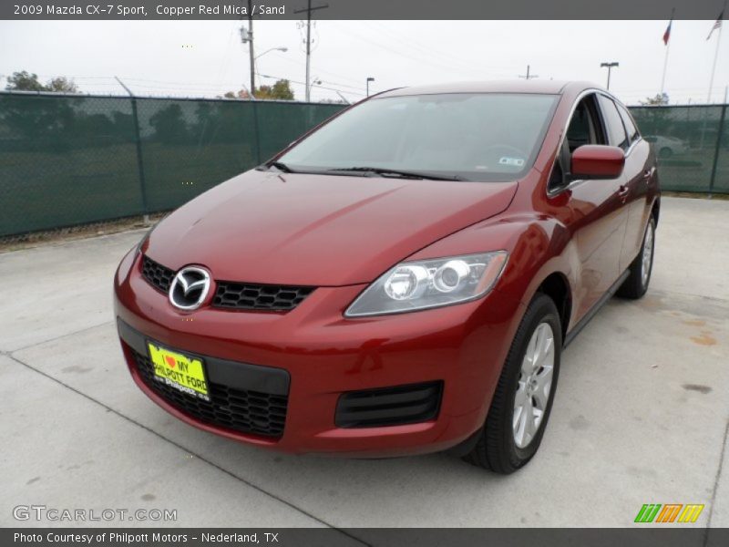 Copper Red Mica / Sand 2009 Mazda CX-7 Sport