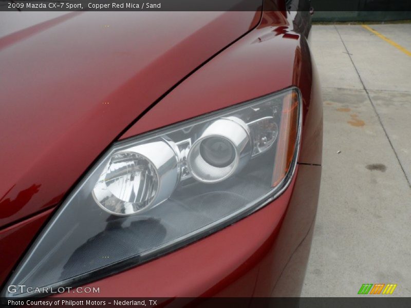 Copper Red Mica / Sand 2009 Mazda CX-7 Sport