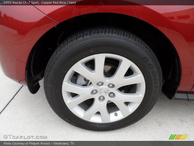 Copper Red Mica / Sand 2009 Mazda CX-7 Sport