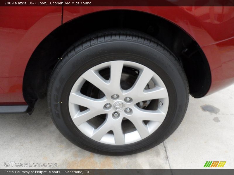 Copper Red Mica / Sand 2009 Mazda CX-7 Sport