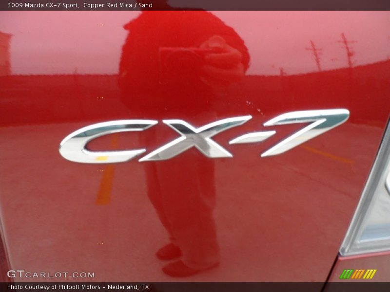 Copper Red Mica / Sand 2009 Mazda CX-7 Sport