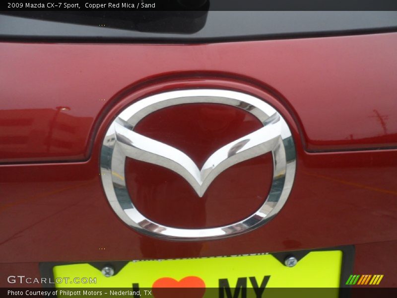 Copper Red Mica / Sand 2009 Mazda CX-7 Sport