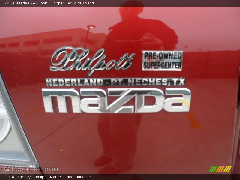Copper Red Mica / Sand 2009 Mazda CX-7 Sport