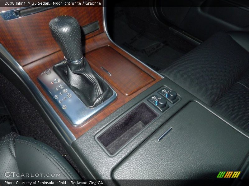 Moonlight White / Graphite 2008 Infiniti M 35 Sedan