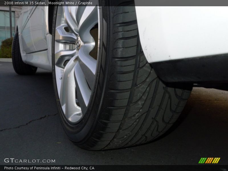 Moonlight White / Graphite 2008 Infiniti M 35 Sedan