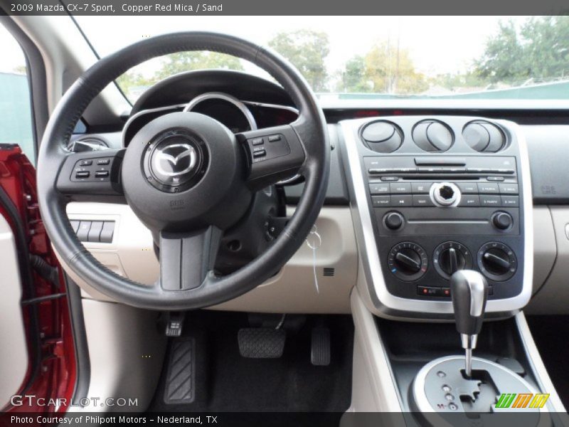 Copper Red Mica / Sand 2009 Mazda CX-7 Sport
