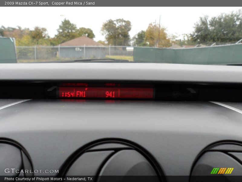 Copper Red Mica / Sand 2009 Mazda CX-7 Sport