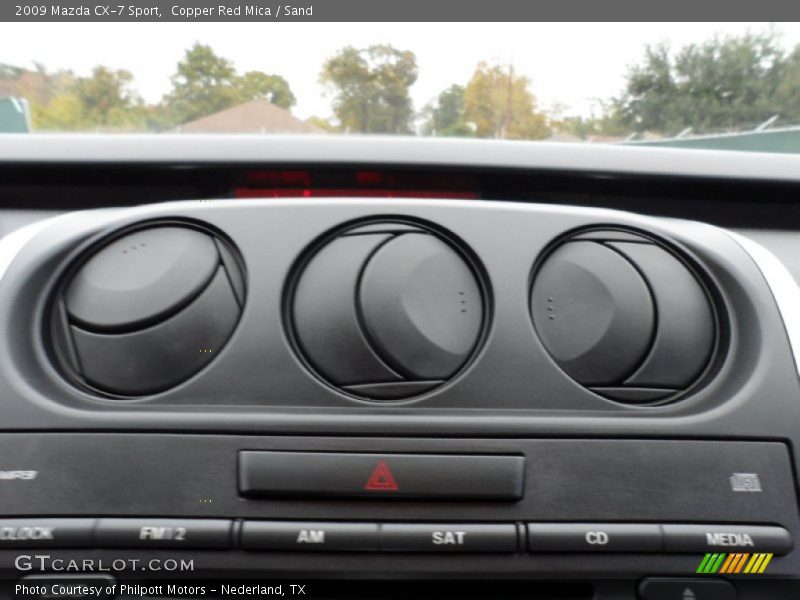 Copper Red Mica / Sand 2009 Mazda CX-7 Sport