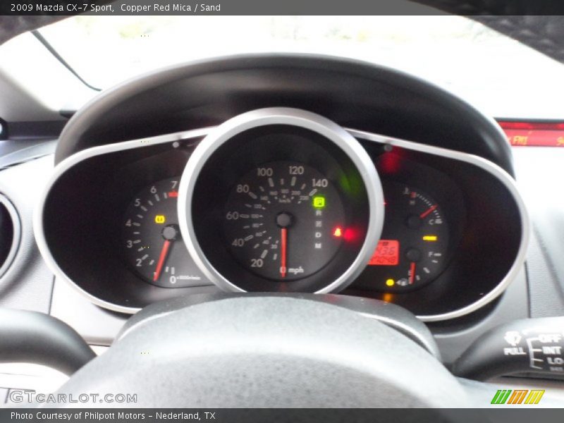 Copper Red Mica / Sand 2009 Mazda CX-7 Sport