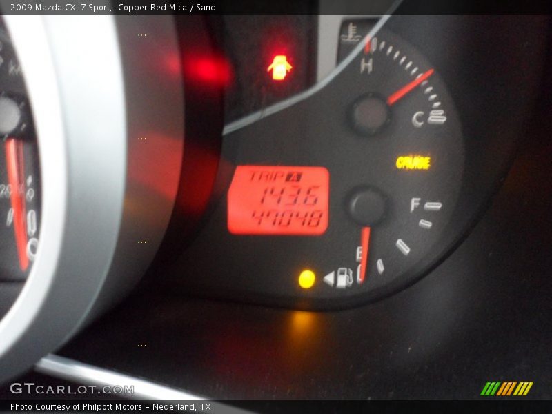 Copper Red Mica / Sand 2009 Mazda CX-7 Sport