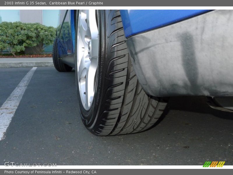 Caribbean Blue Pearl / Graphite 2003 Infiniti G 35 Sedan