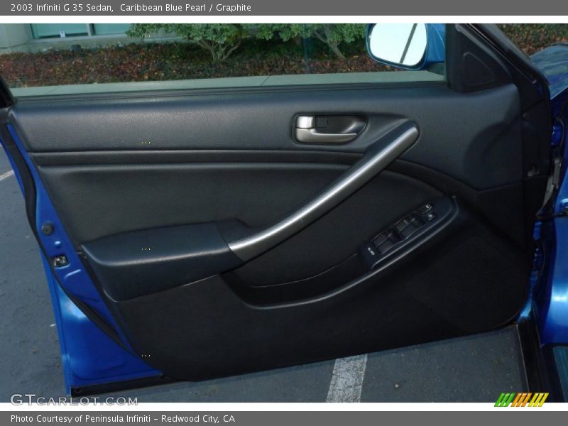 Caribbean Blue Pearl / Graphite 2003 Infiniti G 35 Sedan