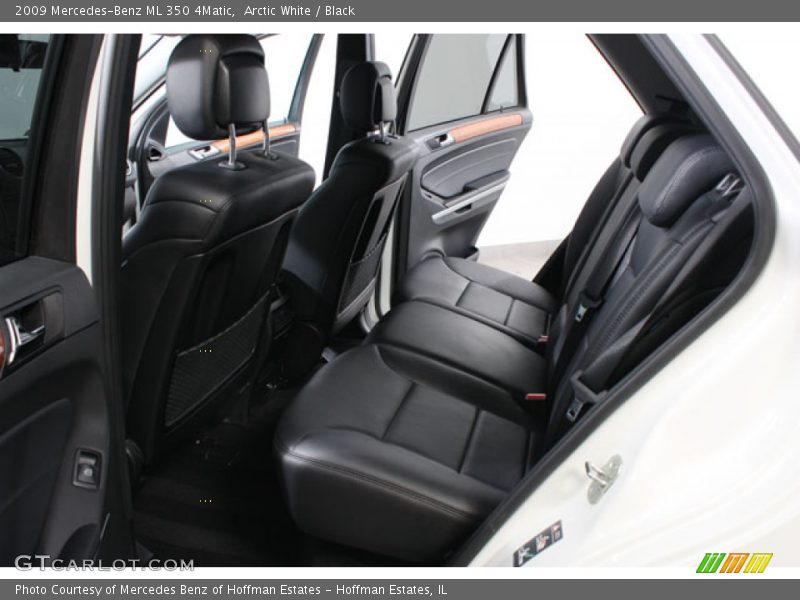 Arctic White / Black 2009 Mercedes-Benz ML 350 4Matic