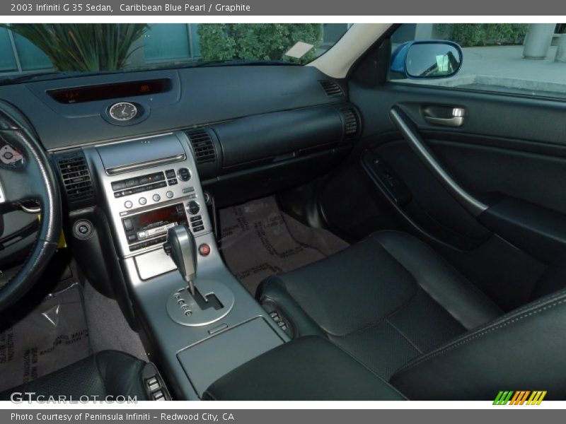 Caribbean Blue Pearl / Graphite 2003 Infiniti G 35 Sedan