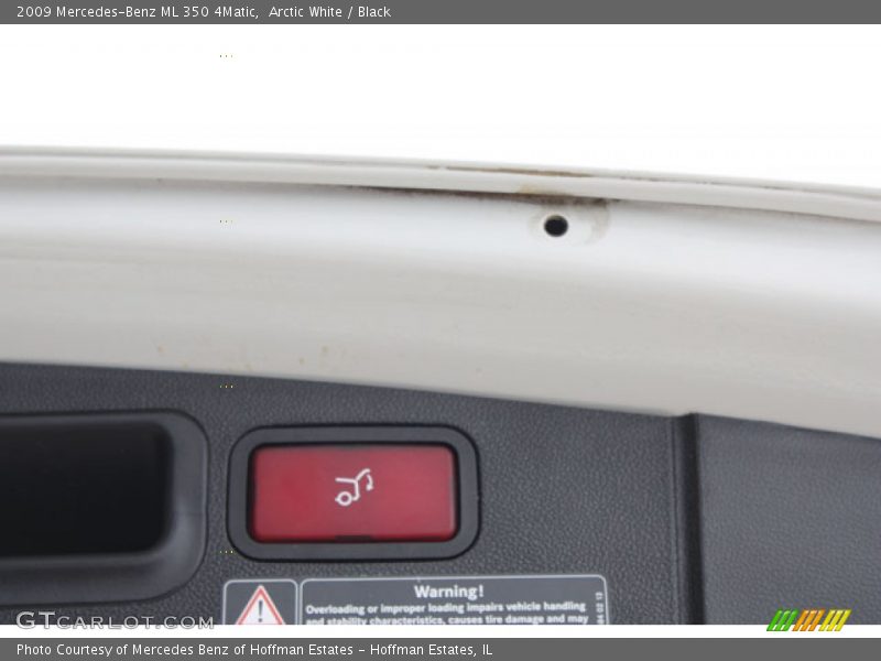 Arctic White / Black 2009 Mercedes-Benz ML 350 4Matic