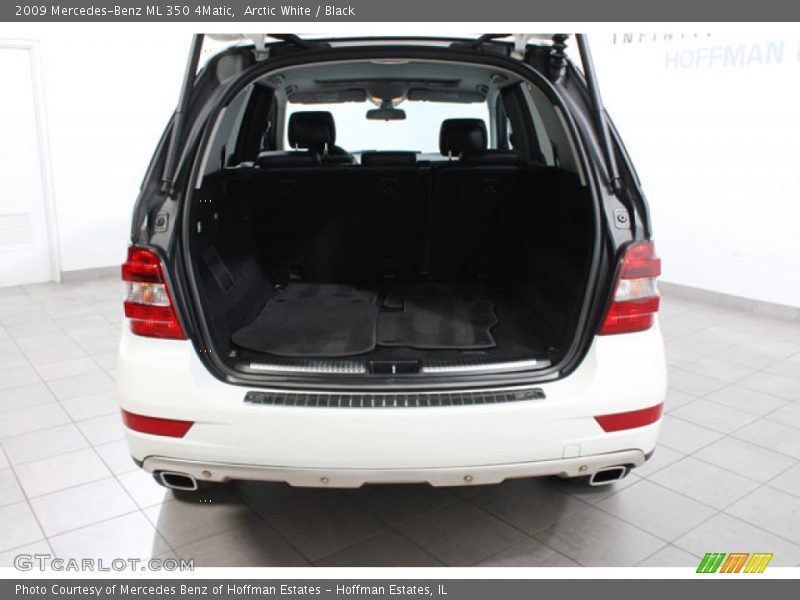 Arctic White / Black 2009 Mercedes-Benz ML 350 4Matic