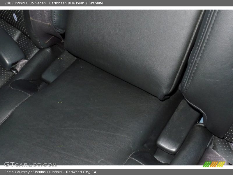 Caribbean Blue Pearl / Graphite 2003 Infiniti G 35 Sedan