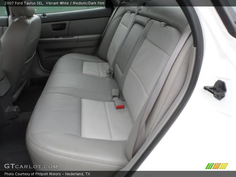 Vibrant White / Medium/Dark Flint 2007 Ford Taurus SEL