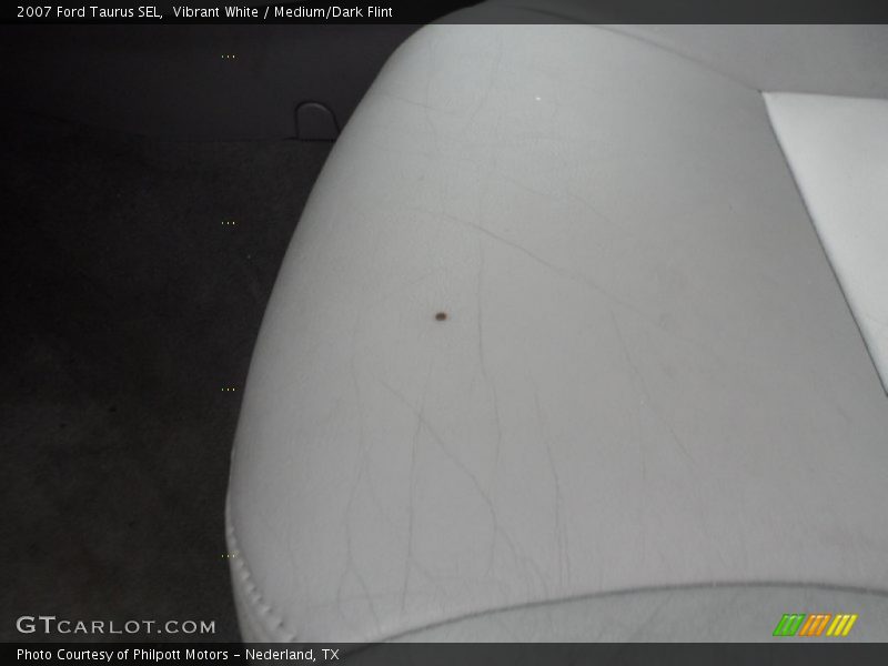 Vibrant White / Medium/Dark Flint 2007 Ford Taurus SEL