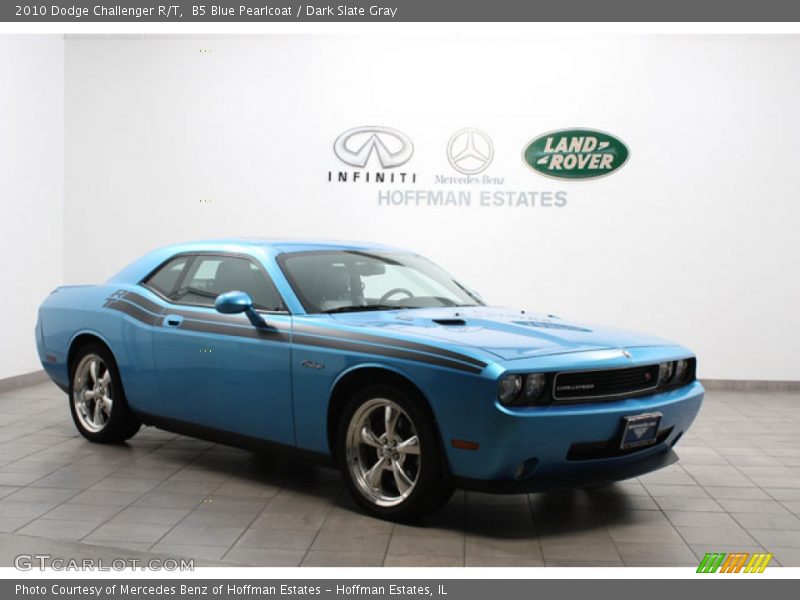 B5 Blue Pearlcoat / Dark Slate Gray 2010 Dodge Challenger R/T