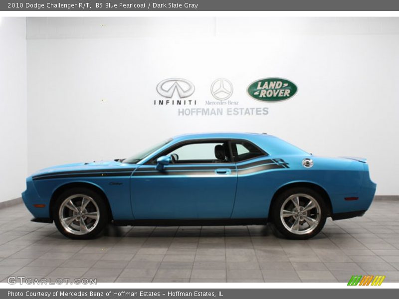 B5 Blue Pearlcoat / Dark Slate Gray 2010 Dodge Challenger R/T