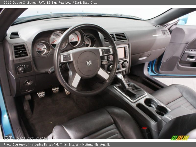 B5 Blue Pearlcoat / Dark Slate Gray 2010 Dodge Challenger R/T