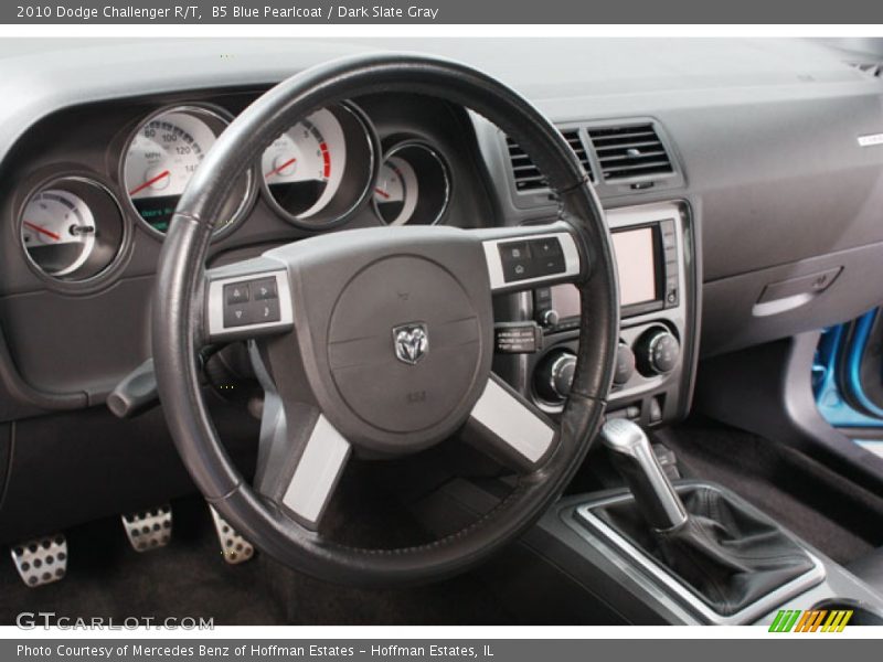 B5 Blue Pearlcoat / Dark Slate Gray 2010 Dodge Challenger R/T