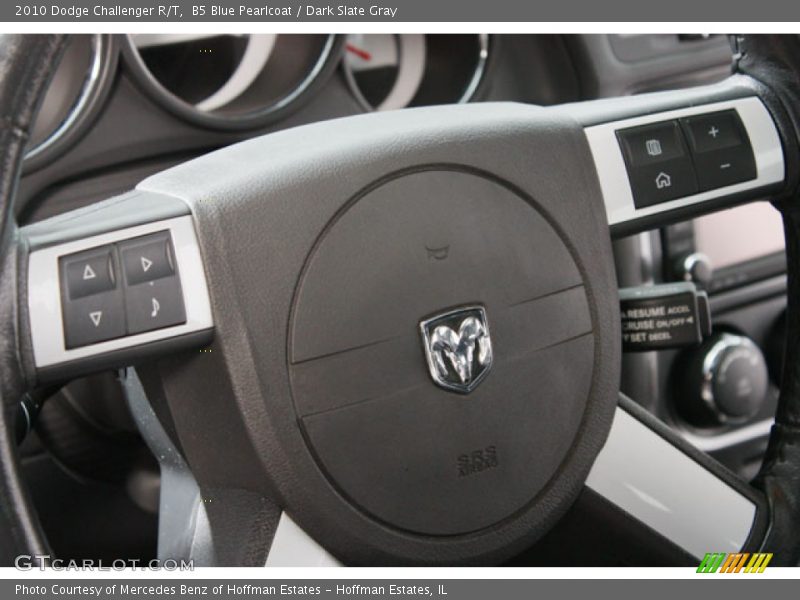 B5 Blue Pearlcoat / Dark Slate Gray 2010 Dodge Challenger R/T