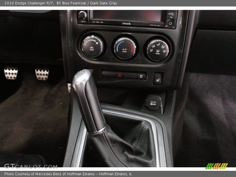 B5 Blue Pearlcoat / Dark Slate Gray 2010 Dodge Challenger R/T