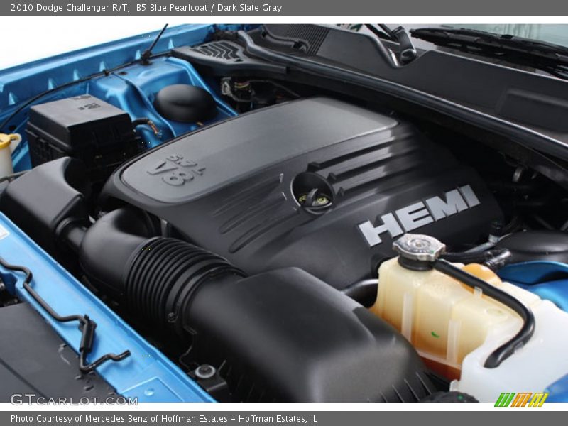 B5 Blue Pearlcoat / Dark Slate Gray 2010 Dodge Challenger R/T