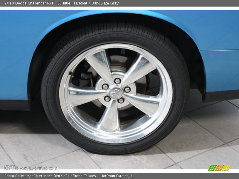 B5 Blue Pearlcoat / Dark Slate Gray 2010 Dodge Challenger R/T