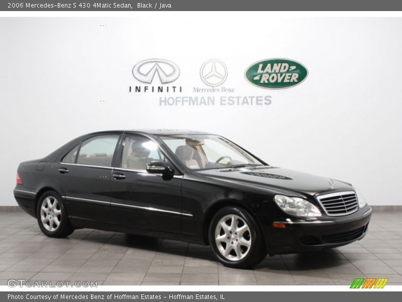 Black / Java 2006 Mercedes-Benz S 430 4Matic Sedan