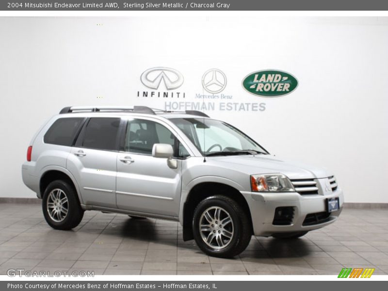 Sterling Silver Metallic / Charcoal Gray 2004 Mitsubishi Endeavor Limited AWD