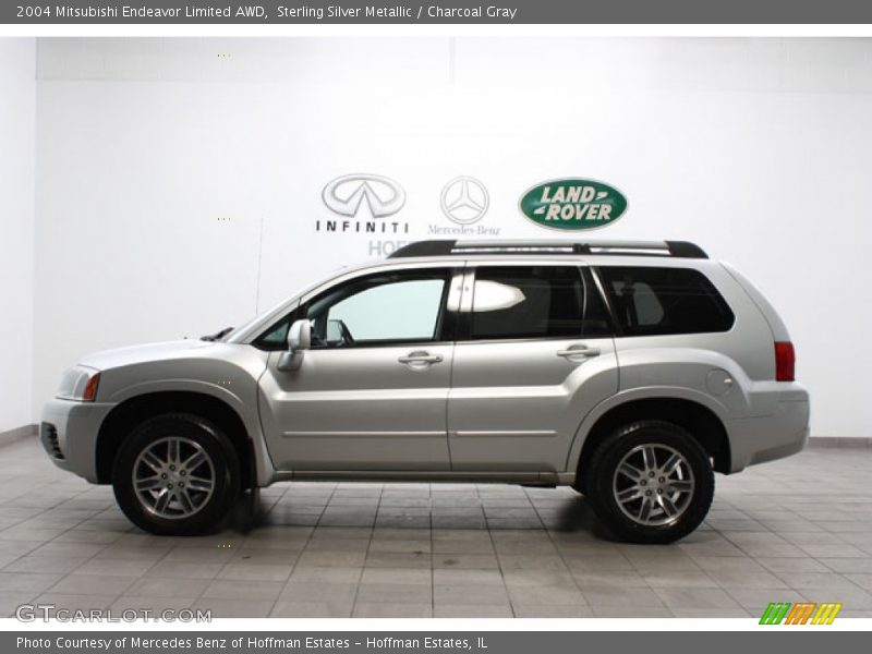 Sterling Silver Metallic / Charcoal Gray 2004 Mitsubishi Endeavor Limited AWD