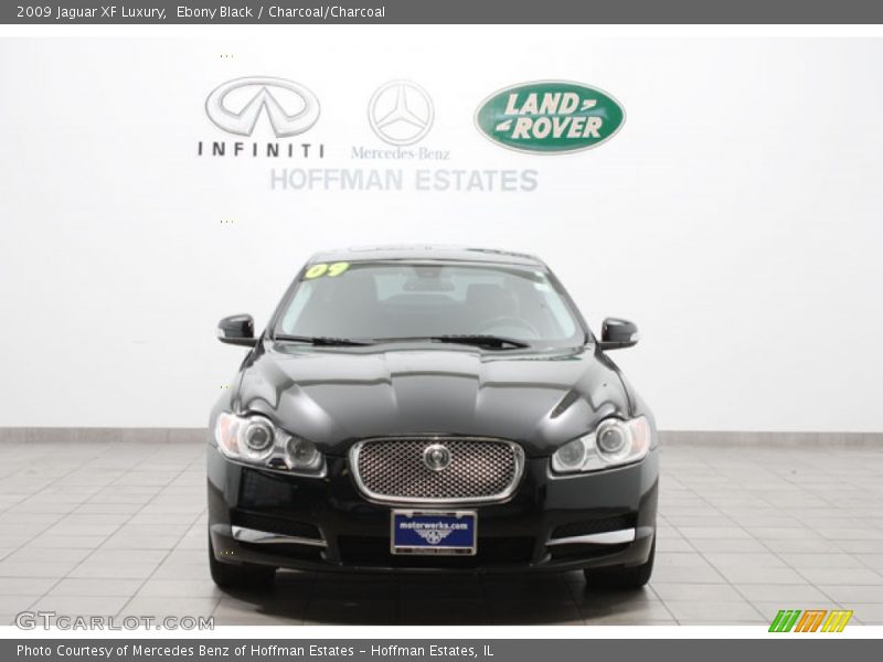 Ebony Black / Charcoal/Charcoal 2009 Jaguar XF Luxury
