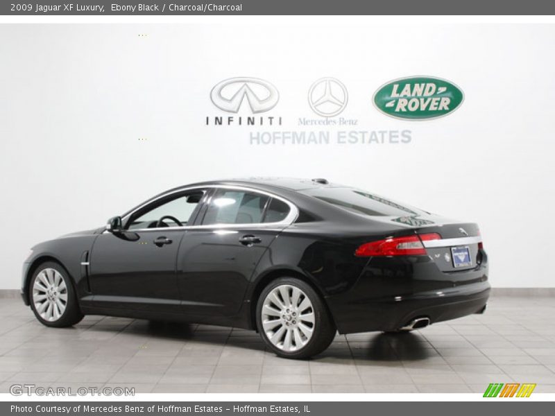 Ebony Black / Charcoal/Charcoal 2009 Jaguar XF Luxury