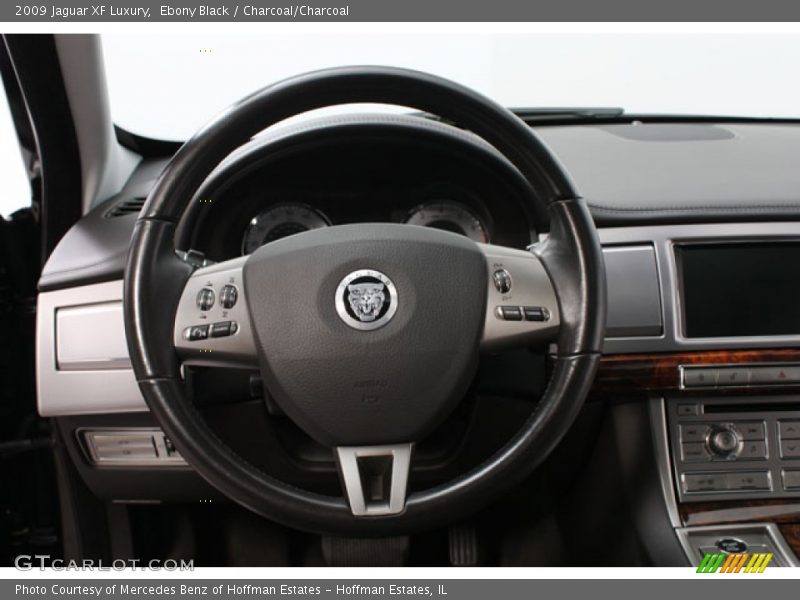 Ebony Black / Charcoal/Charcoal 2009 Jaguar XF Luxury