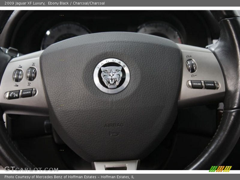 Ebony Black / Charcoal/Charcoal 2009 Jaguar XF Luxury