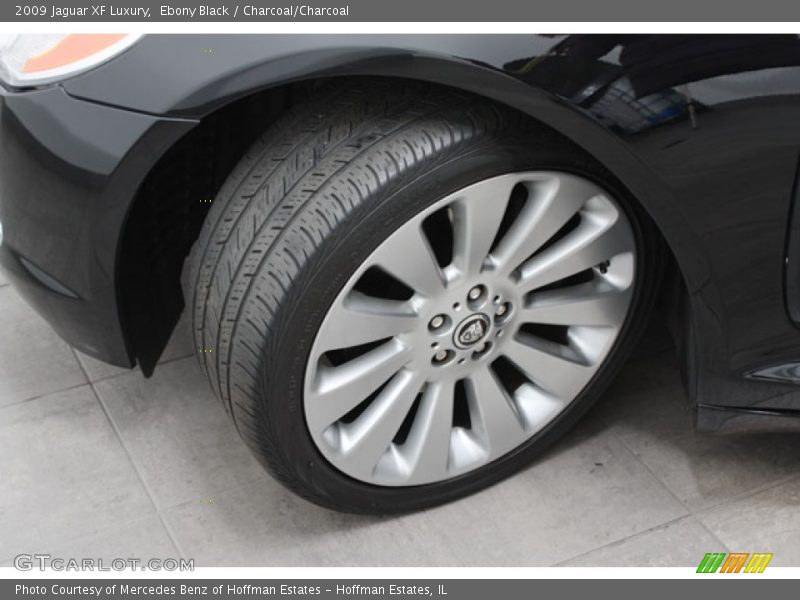 Ebony Black / Charcoal/Charcoal 2009 Jaguar XF Luxury