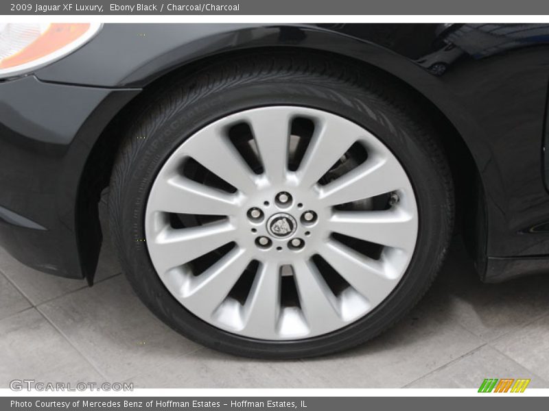 Ebony Black / Charcoal/Charcoal 2009 Jaguar XF Luxury
